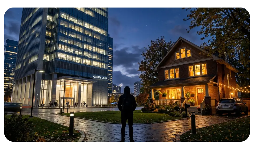 A conceptual image about redefining success and legacy beyond a corporate job