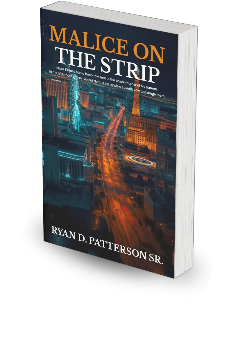 Malice on the Strip - action thriller suspense book cover